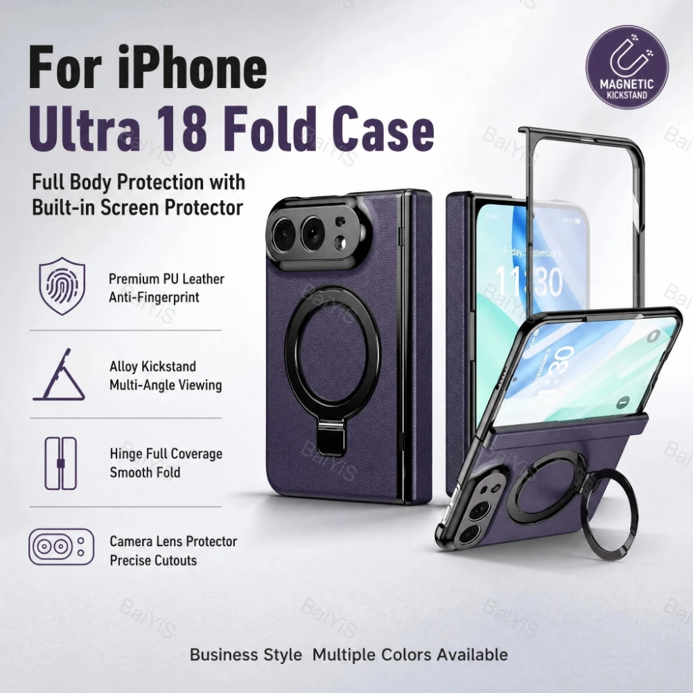 Premium Cigar Case - Casing dengan Dudukan Cincin Magnetik Magsafe