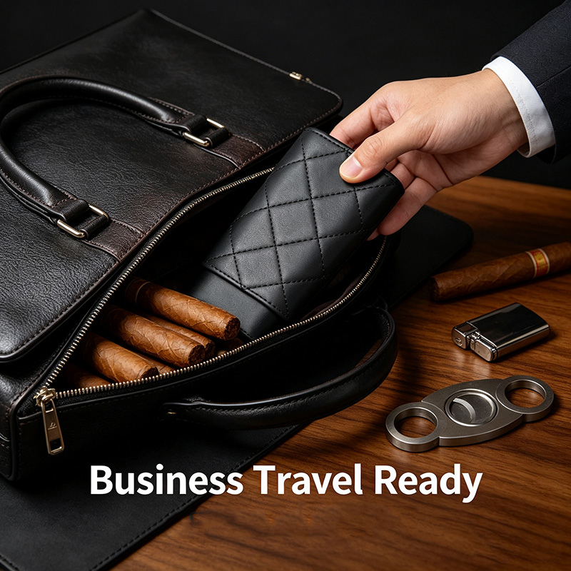 Premium Cigar Case - Kotak Cerutu Ukuran Besar Premium dari
