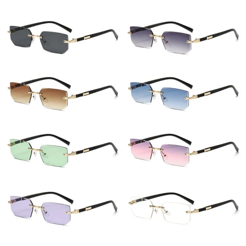 Designer Sunglasses - Kacamata Hitam Tanpa Bingkai Trendy untuk