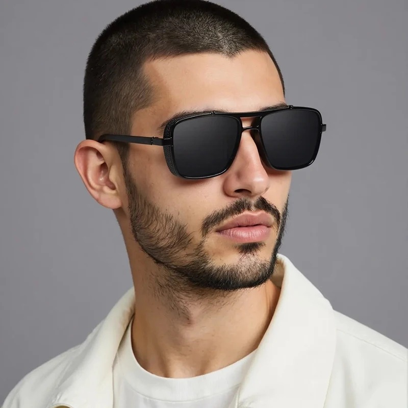 Kacamata Pria Mewah Bentuk Per - Sunglasses Uv400 ulasan dan harga