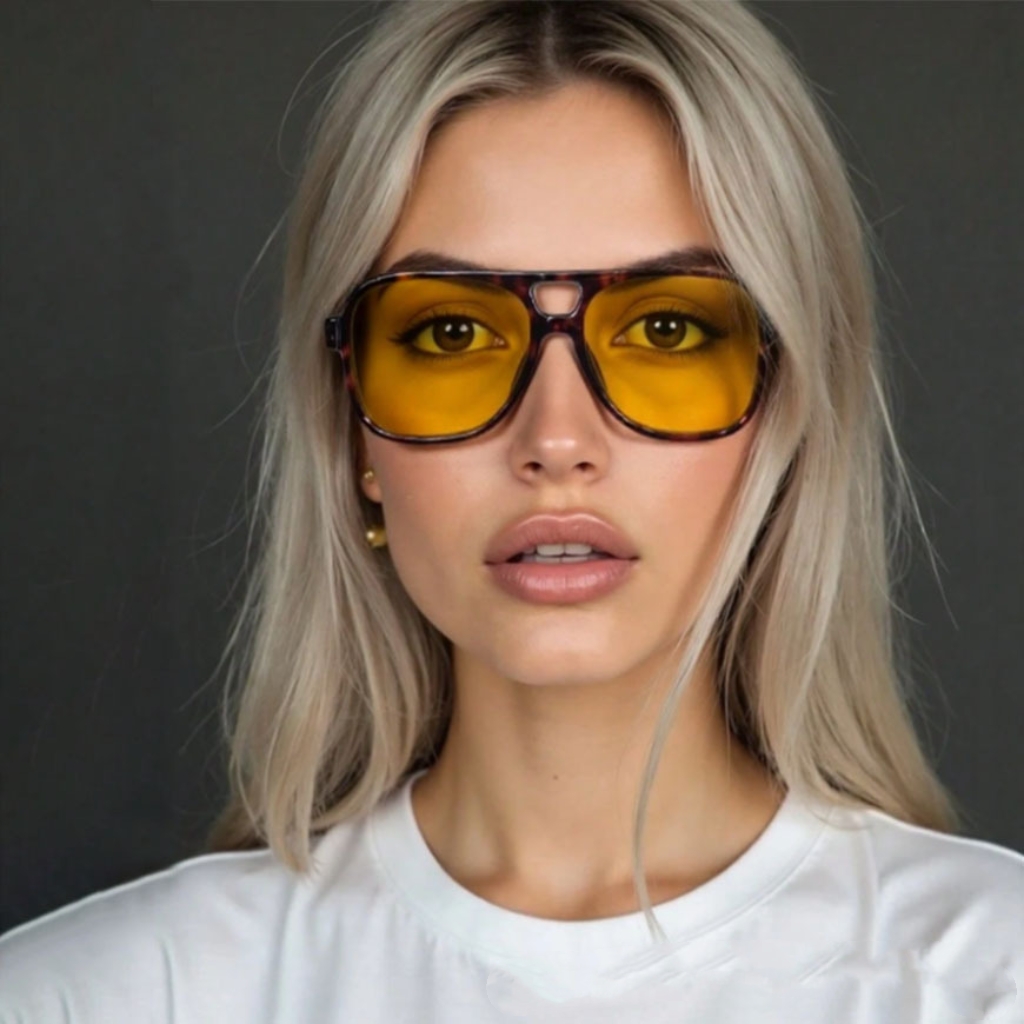 Kacamata Pilot Double Bridge D - Designer Sunglasses ulasan dan harga