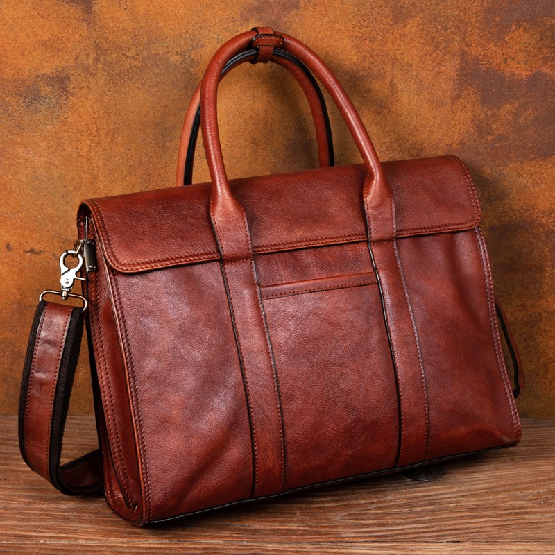 Tas Tangan Kulit Samak Nabati  - Leather Briefcase ulasan dan harga