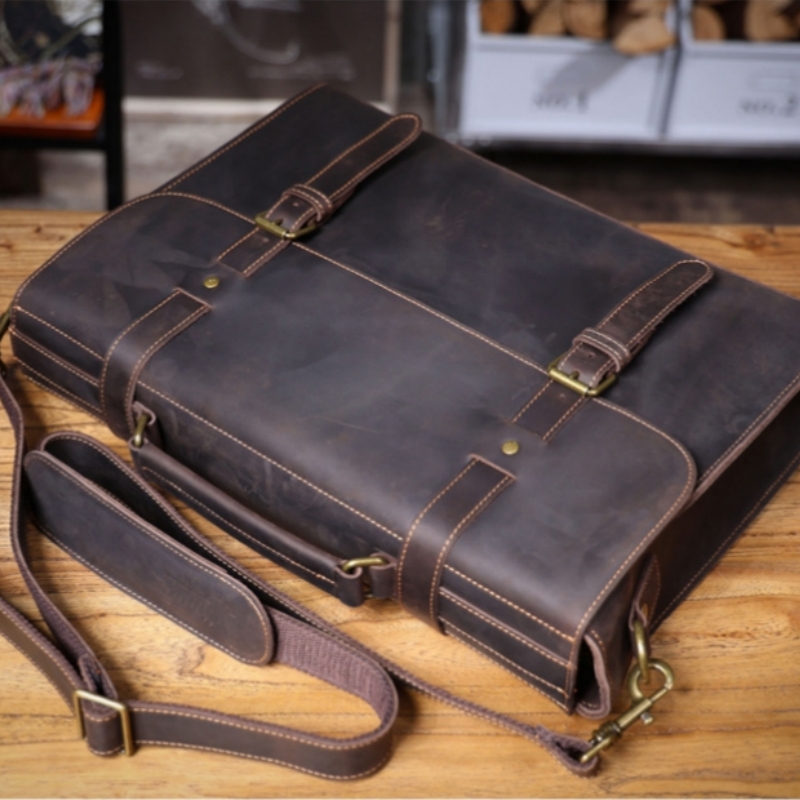 Tas tangan pria kulit asli mew - Leather Briefcase ulasan dan harga