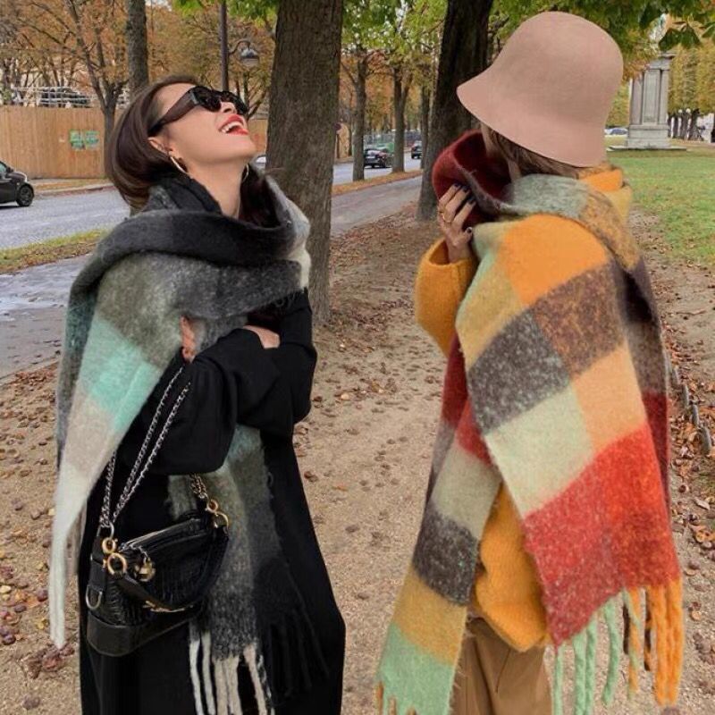 Syal hangat tebal musim dingin - Cashmere Scarf ulasan dan harga