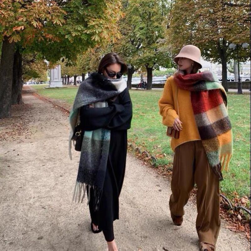 Syal hangat tebal musim dingin - Cashmere Scarf ulasan dan harga