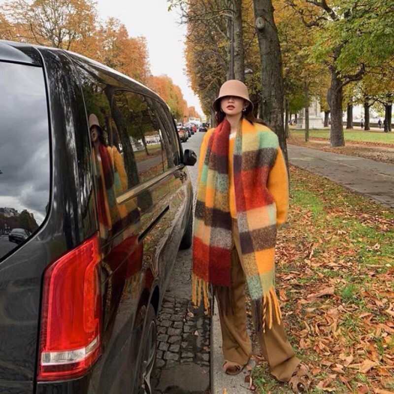 Syal hangat tebal musim dingin - Cashmere Scarf ulasan dan harga