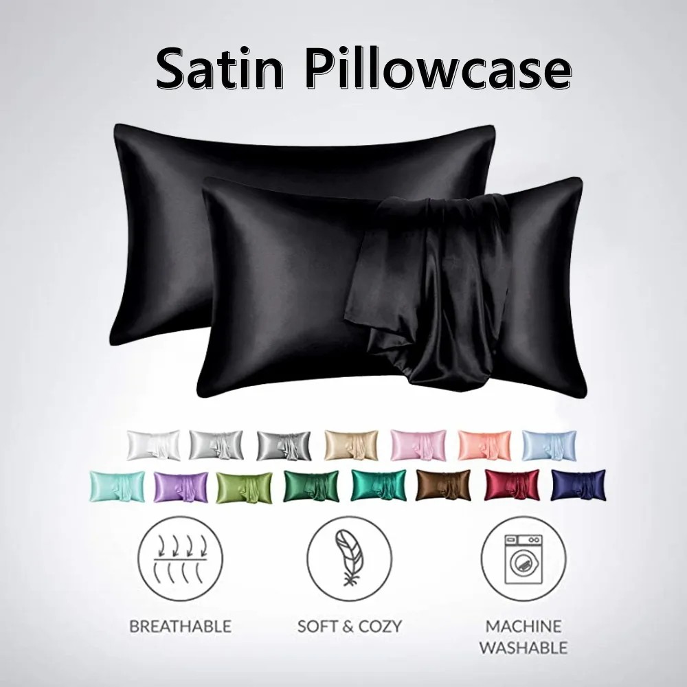2 buah/lot sarung bantal Peraw - Silk Pillowcase ulasan dan harga