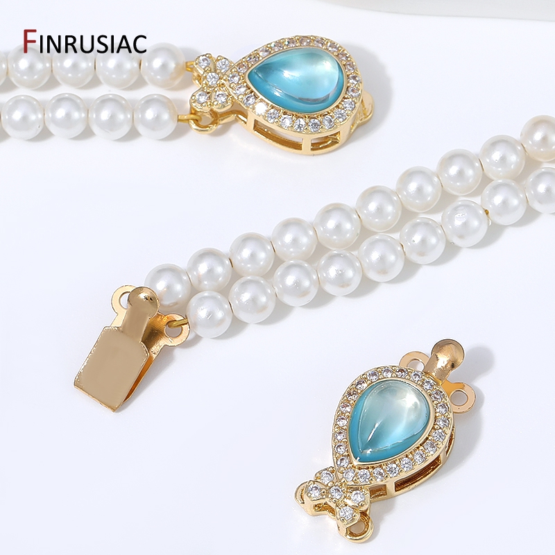 Kancing Kotak Opal Mutiara Ber - Gold Plated Jewelry ulasan dan harga