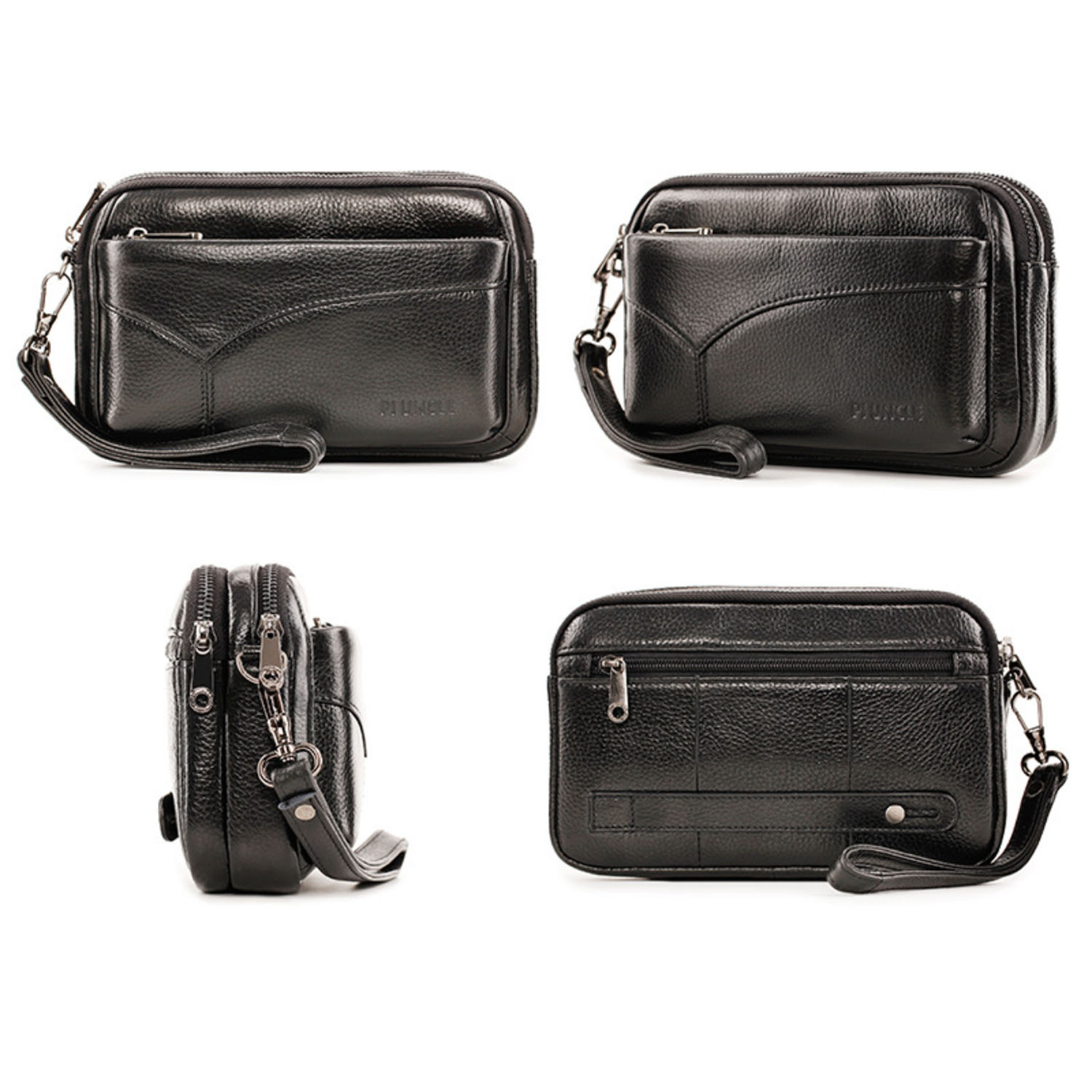 Tas Clutch Bisnis Kulit Asli P - Leather Wallet Men ulasan dan harga