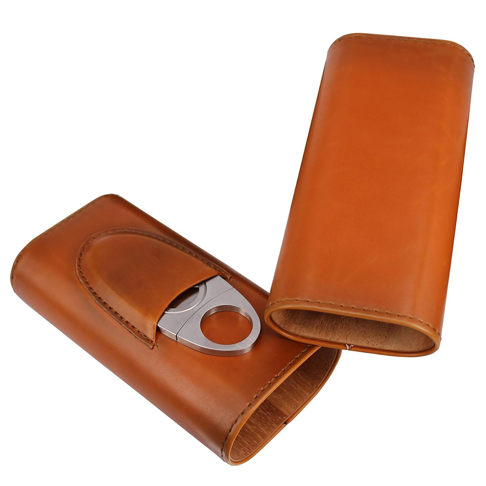 Kit Humidor Cerutu Portabel, K - Premium Cigar Case ulasan dan harga