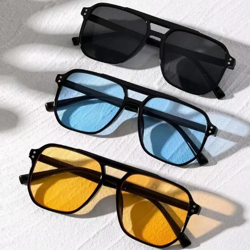 Kacamata Hitam Bingkai Persegi - Sunglasses Uv400 ulasan dan harga